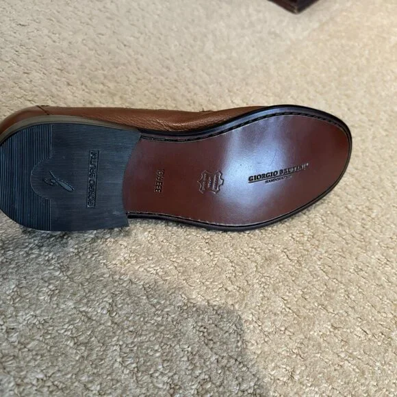Men's Giorgio Brutini Handcrafted Loafers Size 10.5 - Picture 5 of 16
